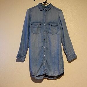 H&M Light Blue Denim Dress Size 6